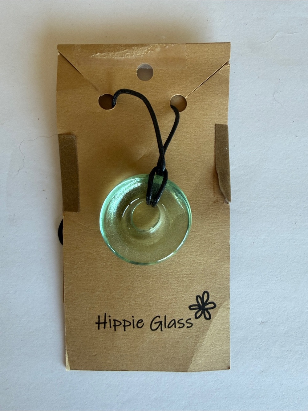 Hippie Glass Seafoam Green necklace